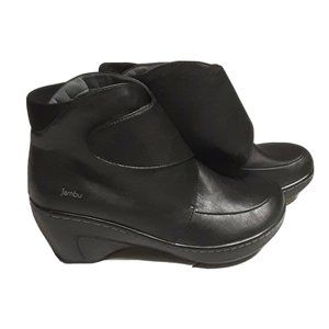 Jambu Black Womens Rhonda Chunky Sport  Wedge Boot